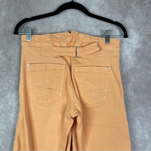 Pilcro By Anthropologie Kit High-Rise Crop Jeans In Petal Peach Women's Sz 26 - Picture 5 of 10